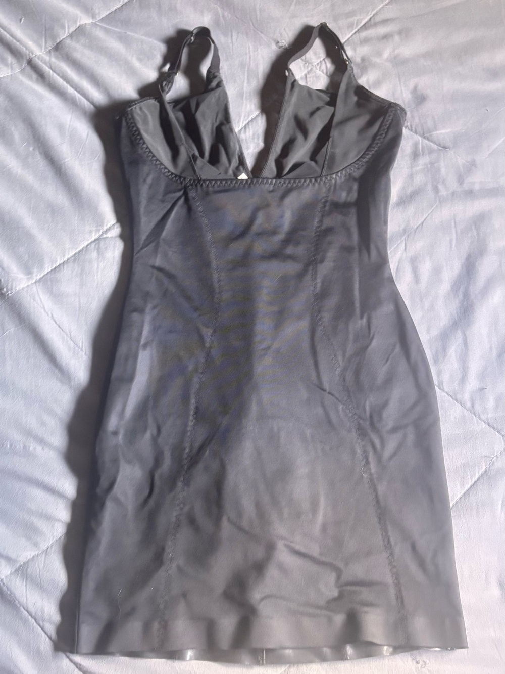 Victoria's Secret Black Mini Bodycon Slip Dress M